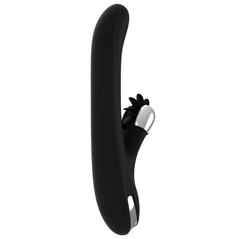 BLACK&SILVER VIBRATOR ROTATIV BUNNY STORM