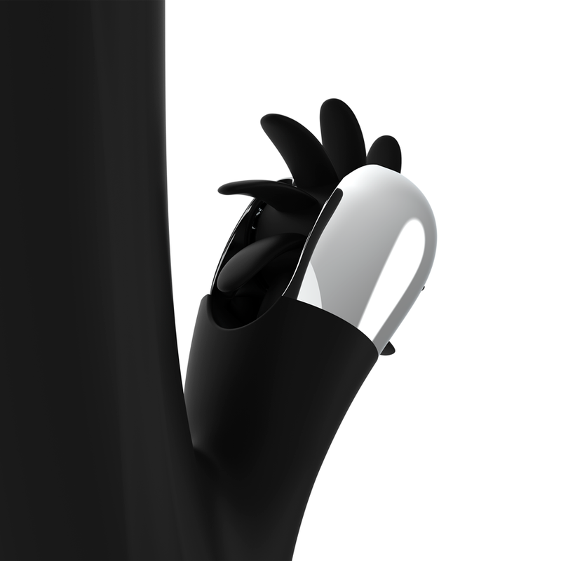 BLACK&SILVER VIBRATOR ROTATIV BUNNY STORM