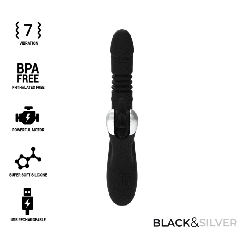 BLACK&SILVER- VIBRATOR IEPURE REED UP & DOWN