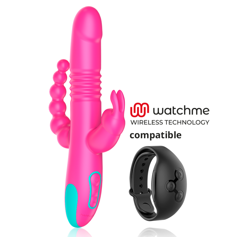 DONALD STIMULARE TRIPLA: ANAL, PUNCTUL G & CLITORIS COMPATIBIL WATCHME WIRELESS