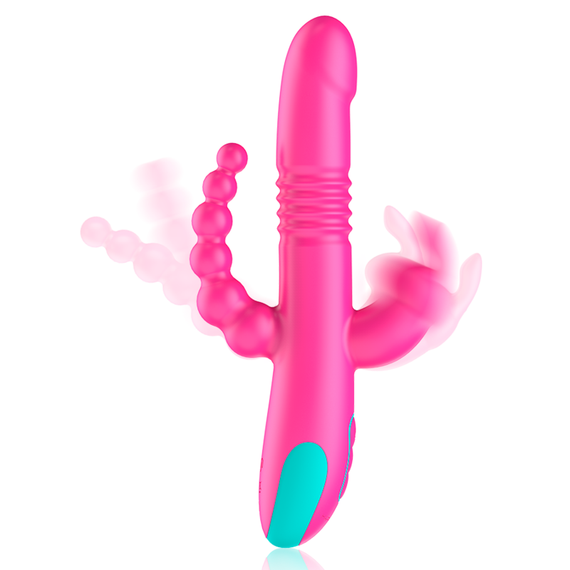 DONALD STIMULARE TRIPLA: ANAL, PUNCTUL G & CLITORIS COMPATIBIL WATCHME WIRELESS