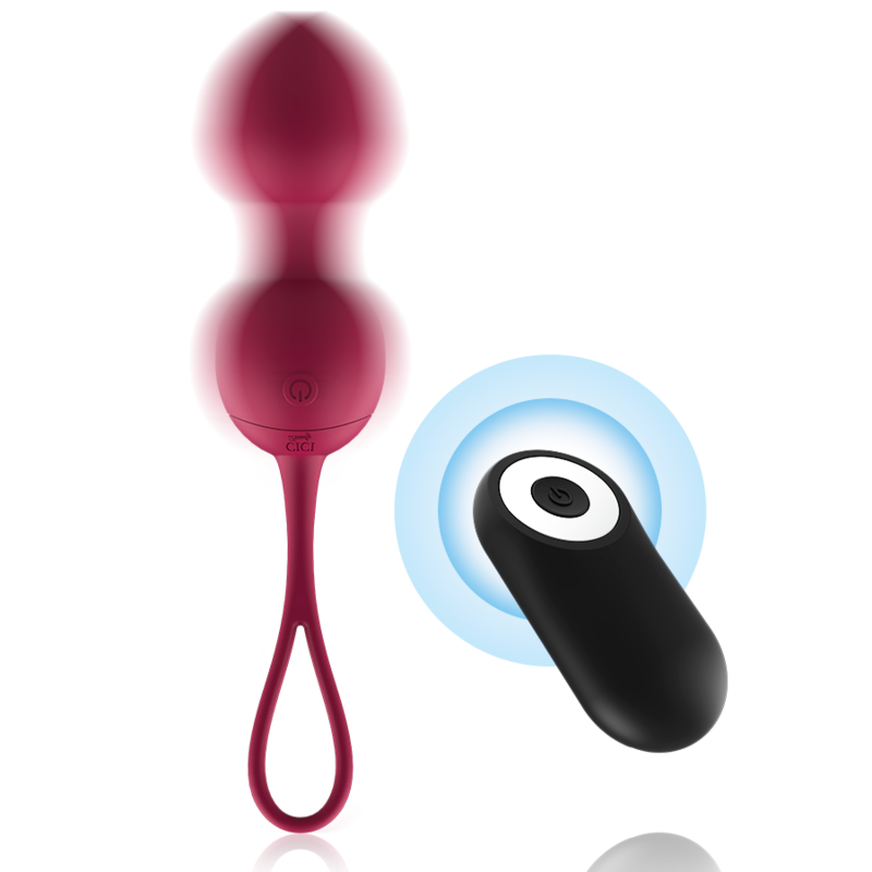 CICI BEAUTY™- PREMIUM SILICONE 3 VIBRATING KEGEL BEADS REMOTE CONTROL