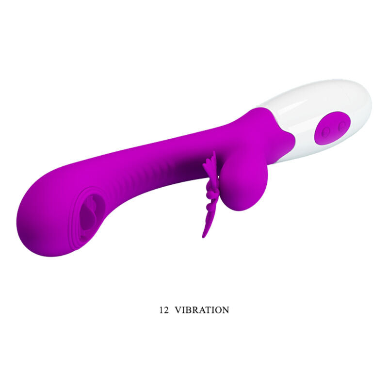 PRETTY LOVE - VIBRATOR CU LIMBA & VIBRATII MOV