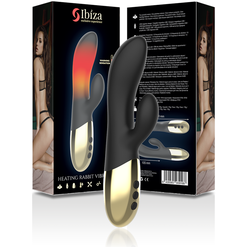 IBIZA - VIBRATOR IEPURE CU INCALZIRE