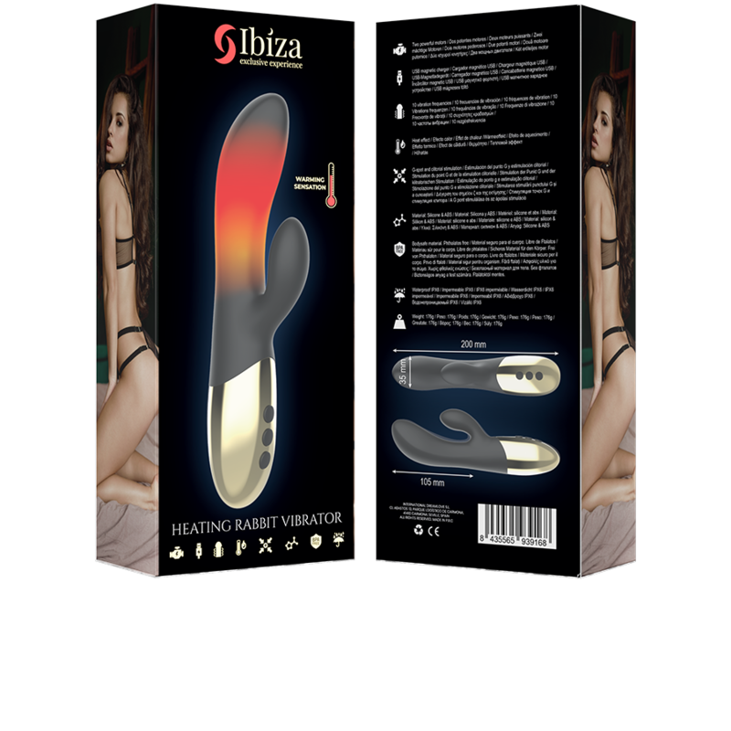 IBIZA - VIBRATOR IEPURE CU INCALZIRE