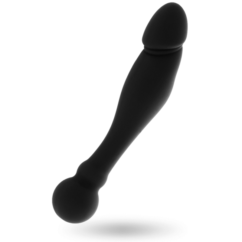BLACK&SILVER - KARL DILDO STIMULATOR PUNCTUL G 18 cm