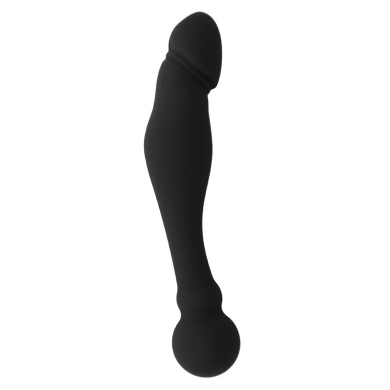 BLACK&SILVER - KARL DILDO STIMULATOR PUNCTUL G 18 cm