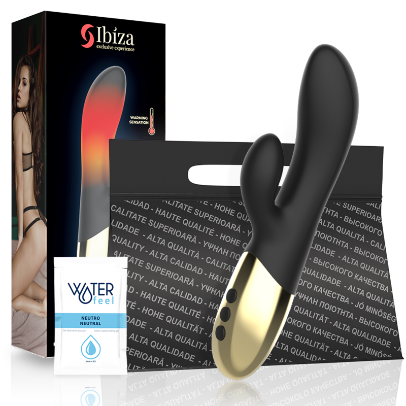 IBIZA - VIBRATOR IEPURE CU INCALZIRE
