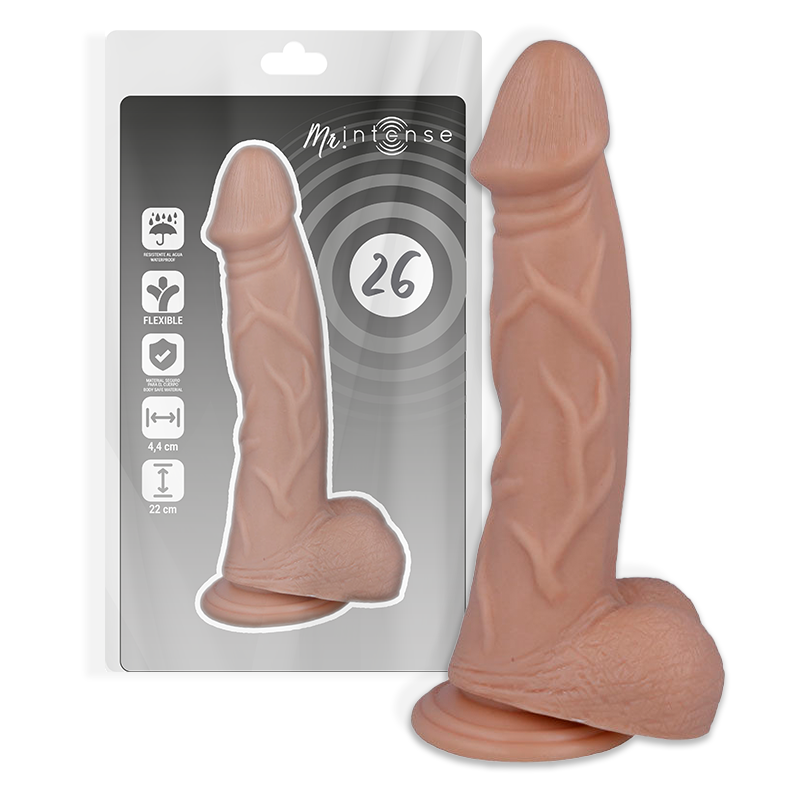MR INTENSE™ - 26 REALISTIC COCK 22CM -O- 4.4 CM