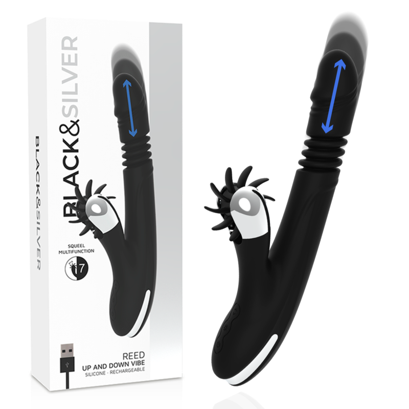 BLACK&SILVER- VIBRATOR IEPURE REED UP & DOWN