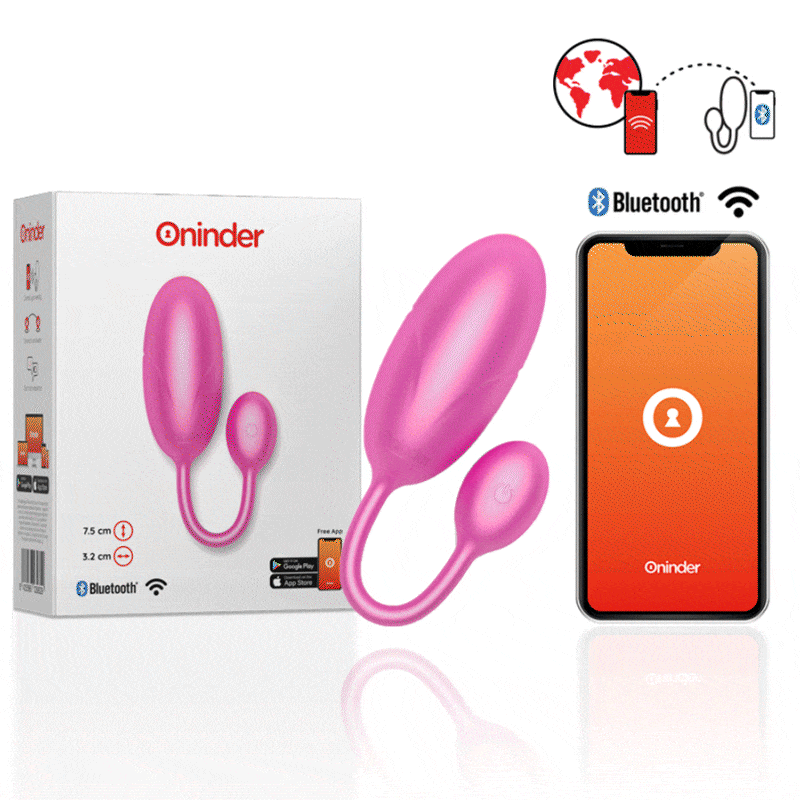 ONINDER - TOKYO OU VIBRATOR ROZ 7.5 X 3.2 CM