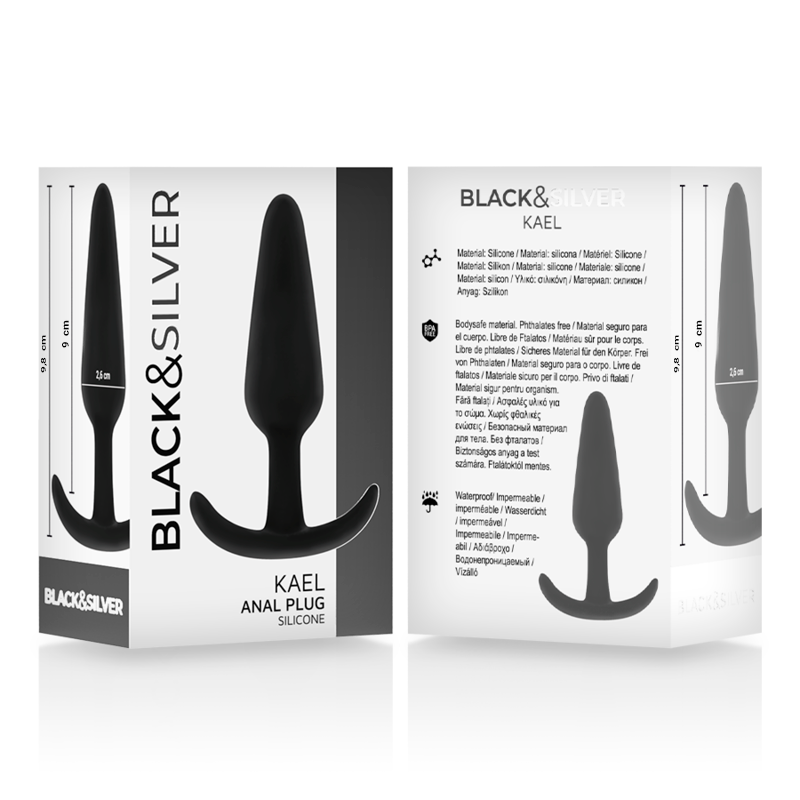 BLACK&SILVER - KAEL DOP ANAL SILICON MARIMEA M
