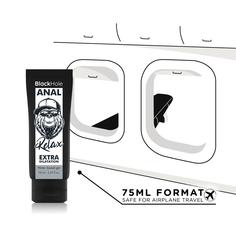 BLACK HOLE - GEL BAZĂ DE APĂ DILATARE ANALĂ 70 ML
