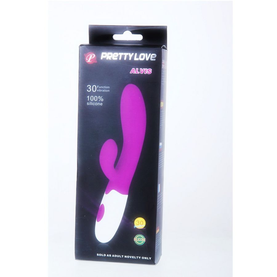 PRETTY LOVE FLIRTATION - ALVIS VIBRATOR WITH CLIT STIMULATION
