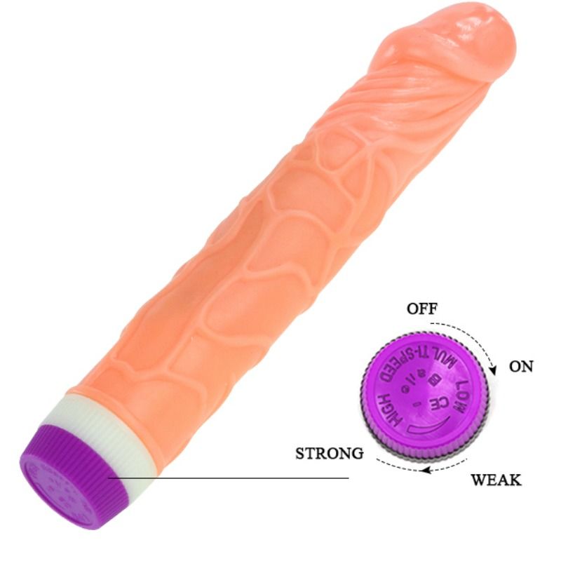 BAILE WAVES OF PLEASURE VIBRATOR REALISTIC 22.5 CM