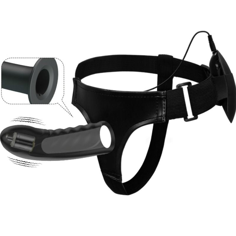 PRETTY LOVE MARVIN - STRAP-ON GOL PE INTERIOR CU VIBRATII