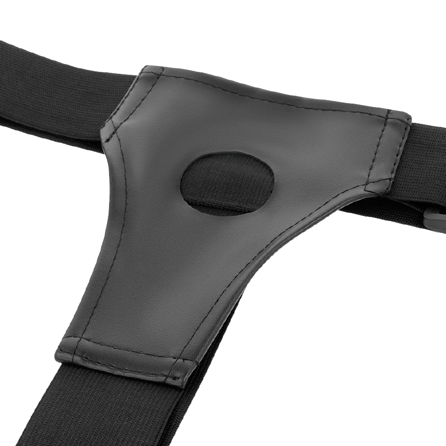 HARNESS ATTRACTION™ - STRAP-ON GOL PE INTERIOR CU VIBRATII 15 X 4.5CM