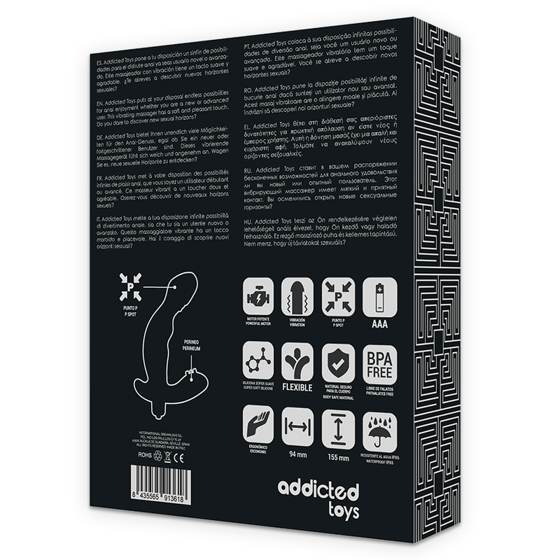 ADDICTED TOYS STIMULATOR ANAL PROSTATA P-SPOT
