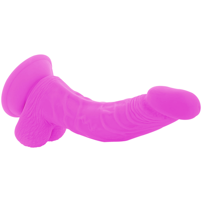 DIVERSIA - FLEXIBLE VIBRATING DILDO 21.5 CM - PURPLE