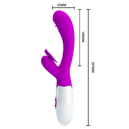 PRETTY LOVE - VIBRATOR CU LIMBA &amp; VIBRATII MOV