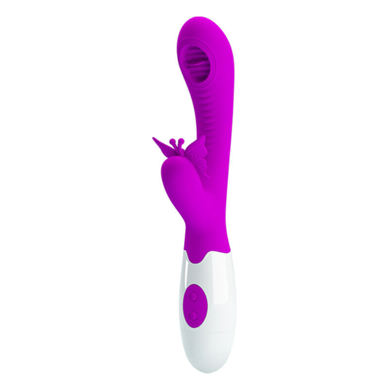 PRETTY LOVE - VIBRATOR CU LIMBA & VIBRATII MOV