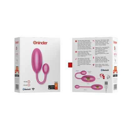 ONINDER - TOKYO OU VIBRATOR ROZ 7.5 X 3.2 CM 