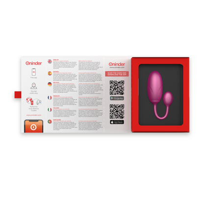 ONINDER - TOKYO OU VIBRATOR ROZ 7.5 X 3.2 CM 