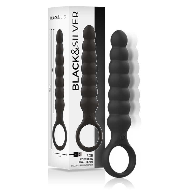 BLACK&SILVER - BOB DILATATOR ANAL SILICON
