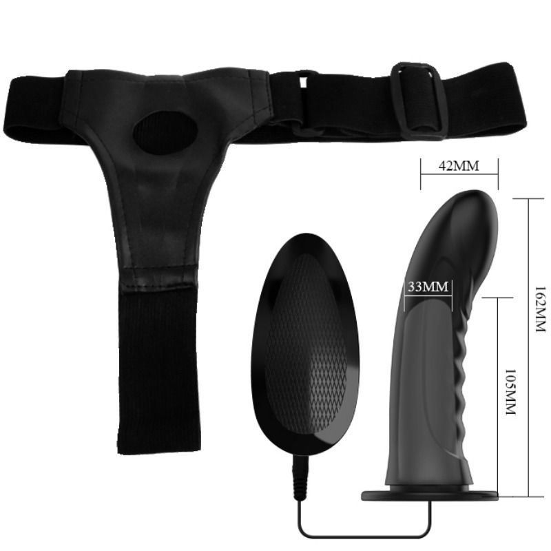 PRETTY LOVE MARVIN VIBRATING STRAP ON AND HOLLOW DILDO