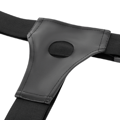 HARNESS ATTRACTION™ - STRAP-ON GOL PE INTERIOR CU VIBRATII 15 X 4.5CM